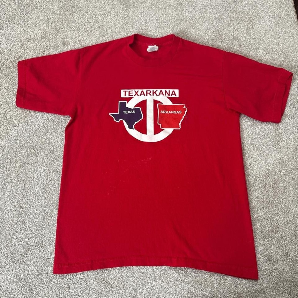 Vintage Texarkana Texas Arkansas Graphic Tee Made in USA